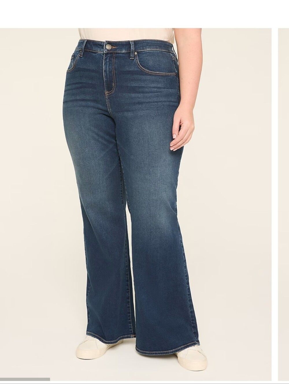 Lane Bryant 360 Flex Signature Fit DreamFeel Flare Jean Size 26